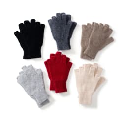 High Quality 100% Pure Cashmere Half Finger Gloves Women Soft Warm With Fourchettes Knitted Gloves For Driving Outdoor Sports