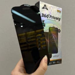 3pcs 360° Privacy ESD Tempered Glass ANTI STATIC Screen Protector Film For iPhone Duo 18 Pro Max 17 Air 17E 16 Plus 15 14 13