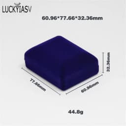 Wholesale Pendant Necklace Chain Storage Package Gift Box Soft Black/Blue/Red Velvet Casket Long Earrings Jewelry Organizer Box