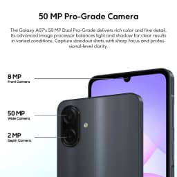 Samsung Galaxy A07 4G Smartphone MediaTek G99, 6.7" PLS LCD 90Hz Display, 5000mAh Battery, 50MP Main Camera Global version