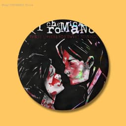 My C-Chemical R-Romance Badges Button Round Creative Pin Brooch Badge Bag Decor Accessories Fans Collect Friends Gifts