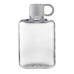 Water Botlte Flat Bpa Free Sport Clear Plastic Crystal Drinks Kettle Notebook Milk Juice Transparent Drinkware Birthday Gift