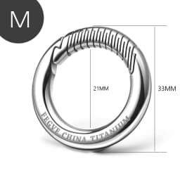 Luxury Titanium Car Key Chain Men Keychain Lightweight EDC Spin Key Ring Holder Buckle Male Father's Day Gift Jewelry Wholesale