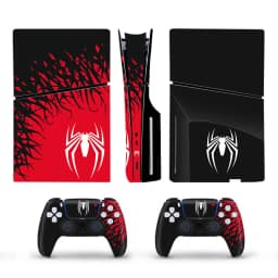 Skin Sticker For PS5 Slim Disc Edition Console Decal Vinyl Cover Case 2PCS Controller Gamepad Dustproof For PS5Slim Accessorie