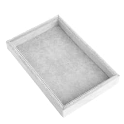 Stackable Velvet Jewelry Trays Organizer Jewelry Storage Box Display Trays Showcase Holder Closet Dresser Drawer