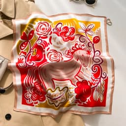 100% Real Silk Scarf Women Square Neck Tie Wrist Shawls Wraps for Ladies Foulard Scarves Pashmina Female Hijab Bandana Bufanda