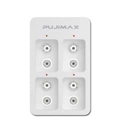 Smart Battery Charger USB Independent Slot Adapter 4 Slots 9V 6F22 For Ni-MH/Ni-Cd/Li-ion Lithium Rechargeable Batteries