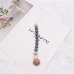 INS Pacifier Chain Food Grade Silicone Pacifier Pendant Gum Anti Drop Chain Baby Grinding Toy Bebe Pacifier Clips Baby Toys