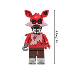 Cute Cartoon Game Figure Bricks Freddy Bonnie Chica Miniatures Kawaii Bonnie Bear Desktop Ornament Birthday Party Favors Gift