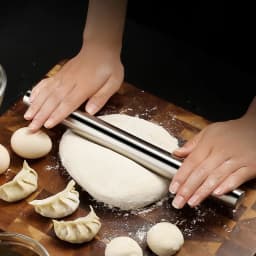 Stainless Steel Rolling Pin Baking Bread Pastry Roller Non-stick Baking Tool Cooking Pizza Cookie Cannoli Tubes Kitchen Utensils