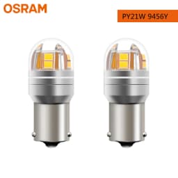 OSRAM Upgrade LED Signal Light S25 P21W PY21W P21/5W LEDriving SL Advance 1156 1157 LED Car Fog Bulb Brake Position Stop Lamp 2X