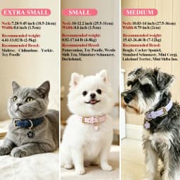 Luxury & Soft Leather Personalized Dog Collar and Pendant Pet Puppy Cat ID Nameplate Engraved for Small Medium Dogs
