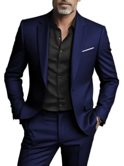 2 Pieces Extra Large Size Suits For Men Wedding Groom Tuxedos Prom Sets Business Male Blazer Trajes De Hombre