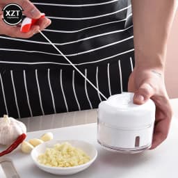 Mini Food Mixers Multifunctional Garlic Grinder Vegetable Cutting Meat Grinder Household Kitchen Manual Garlic Press Accessories