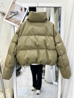 Winter Pu Leather Down Cotton Jacket Women Short Parkas 2025 New Cotton-Padded Jacket Women Warm Thick Cotton Coat Women Outwear