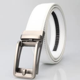 3.5cm New Men's Leather Belt Alloy Automatic Buckle Business Leisure Youth Middle-aged and Elderly Belt Designer Belt for White