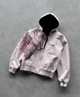 American Retro Fur Collar Flag Printing Oversize Zipper Hoodie Men's and Women's Y2K New Harajuku Hip Hop Goth Casual Sweatshirt