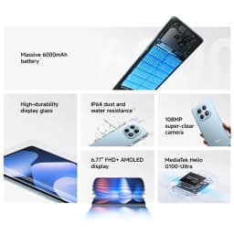 Xiaomi Redmi Note 15 4g Nfc Global Version 6.77 " Amoled Mediatek Helio G100 Ultra 108Mp Camera Ip66