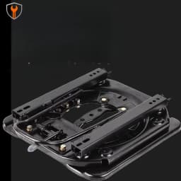 Car Seat Turntable 360 Degree Rotating Car Seat Swivel for Commercial Vehicle, Van, RV, Single Person Seat