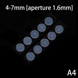 10Pcs Jewelry Silicone Pad Piercing Healing Discs Set Flexible Anti Hyperplasia Flat Clear Medical Grade Silicone Disc 3/5/7/9MM
