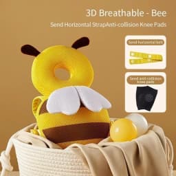 Baby Head Back Protector Safety Pad Newborn Walk Learning Headgear Anti-Fall Pillow Toddler Fall Prevention Cushion for Infants