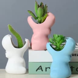 3D Animal Flowerpot Pen Holder UV Crystal Epoxy Mold Elephant Cement Plaster Clay Resin Silicone Mould DIY Crafts Casting Mold