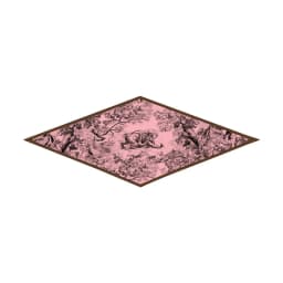 Forest And Animal Printing Diamond Twill Silk Scarf Woman Luxury Bandana Headband Hijab Foulard Neckerchief Shawl For Ladies