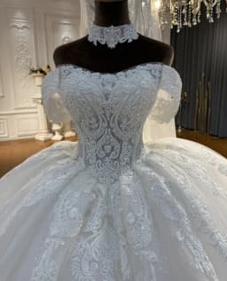 Customized Off White Lace No Silver Wedding Dress Straps Amanda Novias Official