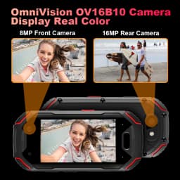 Unihertz Atom Small Rugged Smartphone, 4GB, 64GB Cellphone, P23, 16MP, 4G, 2000mAh Battery, 2.45 "Mobile Phone for Spare Phone