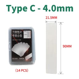 CNC Turning Tool Holder Shim Gasket Spacer Lathe 0.1mm 0.5mm 1.0mm 1.2mm 1.5mm Cutter Machine Tool Accessories