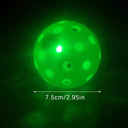 LED Light Up Pickleball Balls,Glow In The Dark Pickleball,Pickleball Gifts For Men And Women,Outdoor Pickleball Balls Play