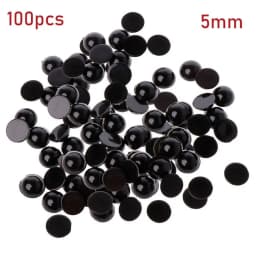 100/500 Pcs Black Safe Plastic Eyes Doll Eyes for DIY Dolls Making Toys Bear Eye Amigurumi Doll Accessories