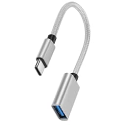 USB-C to USB Adapter, USB-C Male to USB Female OTG Data Cable for Smartphones, Tablets, Laptops & More