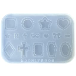 Practical Silicone Mold for Creative Projects Epoxy Keychain Pendant Moulds Professional Grade Mold for Handcrafted Item