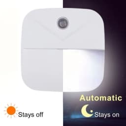LED Night Light Wireless Light control Sensor Dusk-to-Dawn Night Lights For Baby Kids Bedside Bedroom Corridor Lamp EU US Plug
