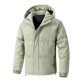 8XL Winter Men's Parkas Solid Premium Hooded Puffer Plus Size Loose Fit Coat Warm Padded Cotton Outerwear Thick Jacket