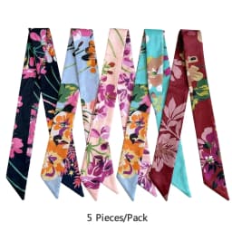 5 Piece Set Headband Ribbon Belt Scarf Wrap Ribbon Gift Wrapping Bow Multi Functional Favor Ribbon Multiple Color Options