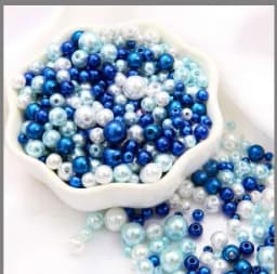 150Pcs Mix Size 3-8mm Beads With Hole Colorful Pearls Round Acrylic Imitation Pearl for DIY Jewelry Making Necklace Bracelet