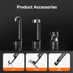 8mm Lens Industrial Endoscope, 1920p Borescope with Adjustable Led Light Ip67 Waterproof Camera for iPhone, Ipad, Samsung