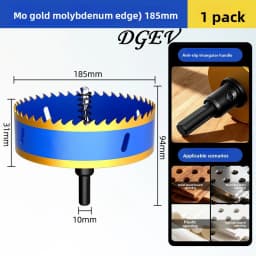 Woodworking Hole Saw Set, Electric Drill Dedicated Hole Saw Drill Bit, Wood Board, Stainless Steel, Gypsum Board Drilling Tool