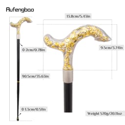 Yellow White Flower Vine Stick Decorative Vampire Cospaly Vintage Party Fashionable Cane Crosier 94cm Performance Stage Cane
