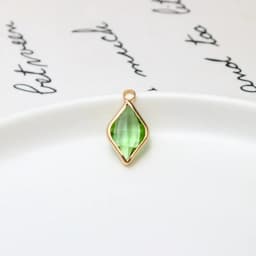 1pcs Diy Jewelry Copper Edging Gold Plated Drop Pendant Necklace Earrings Bracelet Small Accessories Material Handmade Charms