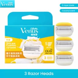 Gillette Venus Extra Smooth Women's Razor Blades, 8 Replacement Blades for Women's Razors with 5 Blades