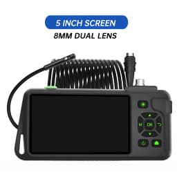 5''IPS Screen Industrial Endoscope Video Autofocus Camera HD1080P Single Dual Triple Lens Pipe Inspection Borescope Waterproof
