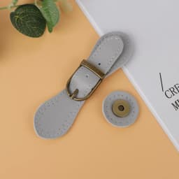 Genuine Leather Bags Clasp Metal Snap Handmade Wallet Clasp Card Pack Hasp Clasp Buckle Wallet Handbag Button Accessories
