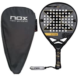 NOX AT10 ML10 3K 12K 18K 2023-2026 Padel Racket Carbon Fiber Surface with EVA Memory Flex Foam Core Lightweight Padel Racquet