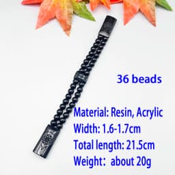 NJ99 NEW Rosary Men Acrylic 3D Resin Octagonal Sta Flame Can Flip Fingertips To Relieve Ressure Prayer Hand Meditation Ornament