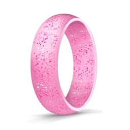 1pc Silicone Ring Hypoallergenic Crossfit Flexible Rubber Finger Rings 5.7MM For Women Party Wedding Rings