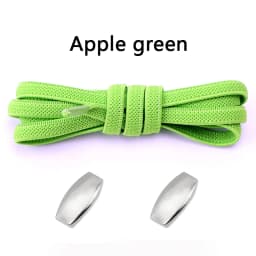1Pair Elastic Laces Sneakers New Lock Flat Shoelaces Without ties Kids Adult No Tie Shoelace Rubber Bands Shoes Accessories