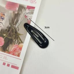 Solid color 3cm baby bb clip shiny and fashionable cute small hair clip side hair breaking bang clip